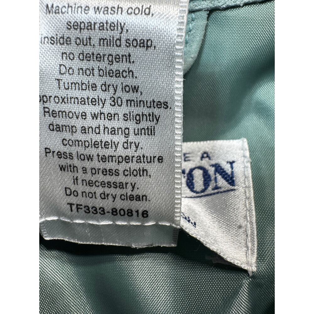 Pendleton Suede Leather Seafoam Full-Button Jacke… - image 8